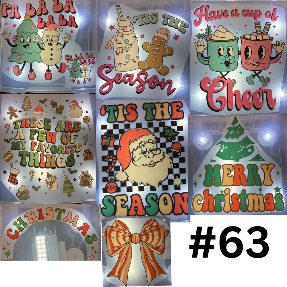 Retro Themed Christmas DTF Bundle